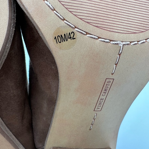 VINCE CAMUTO Brown Suede ‘Kailsy’ Sandal NWOT | Size 10 - Picture 11 of 12